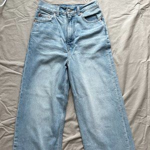 Levi's Wide Leg Blue Jeans